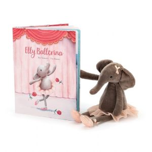 Elly Ballerina Book and Dancing Darcey Elephant Medium | WZNTG6359