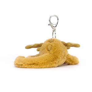 Golden Dragon Bag Charm | LKIVO9467
