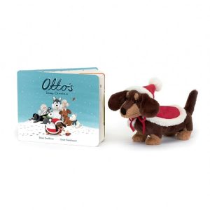 Otto's Snowy Christmas Book & Winter Warmer Otto Sausage Dog | BZHSX0573